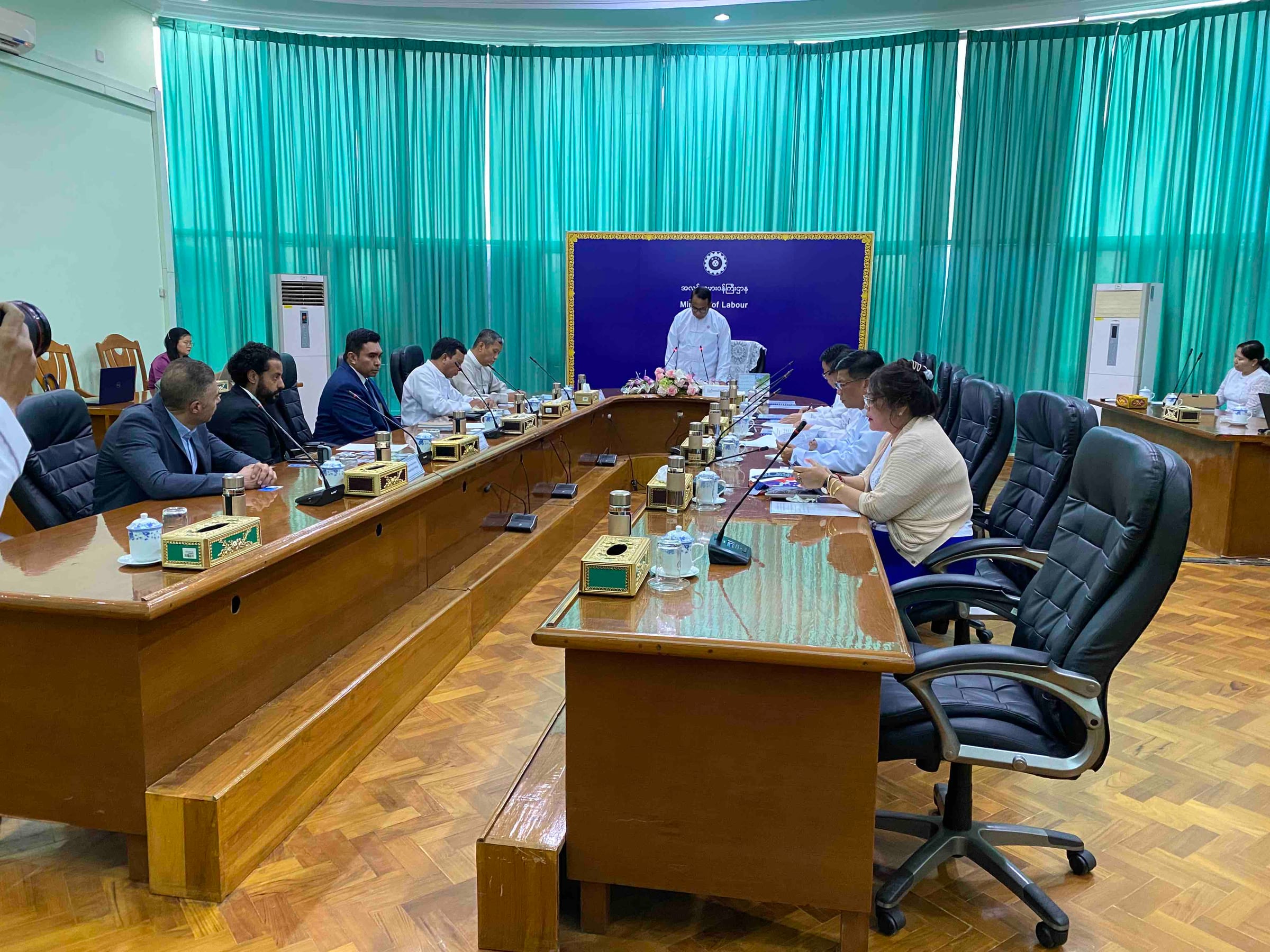 Working session with the Ministry of Labour