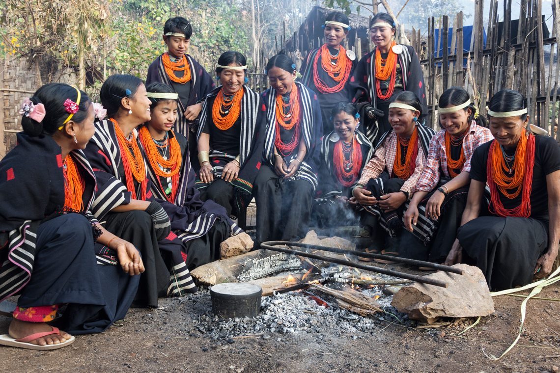 Gathered at the fire