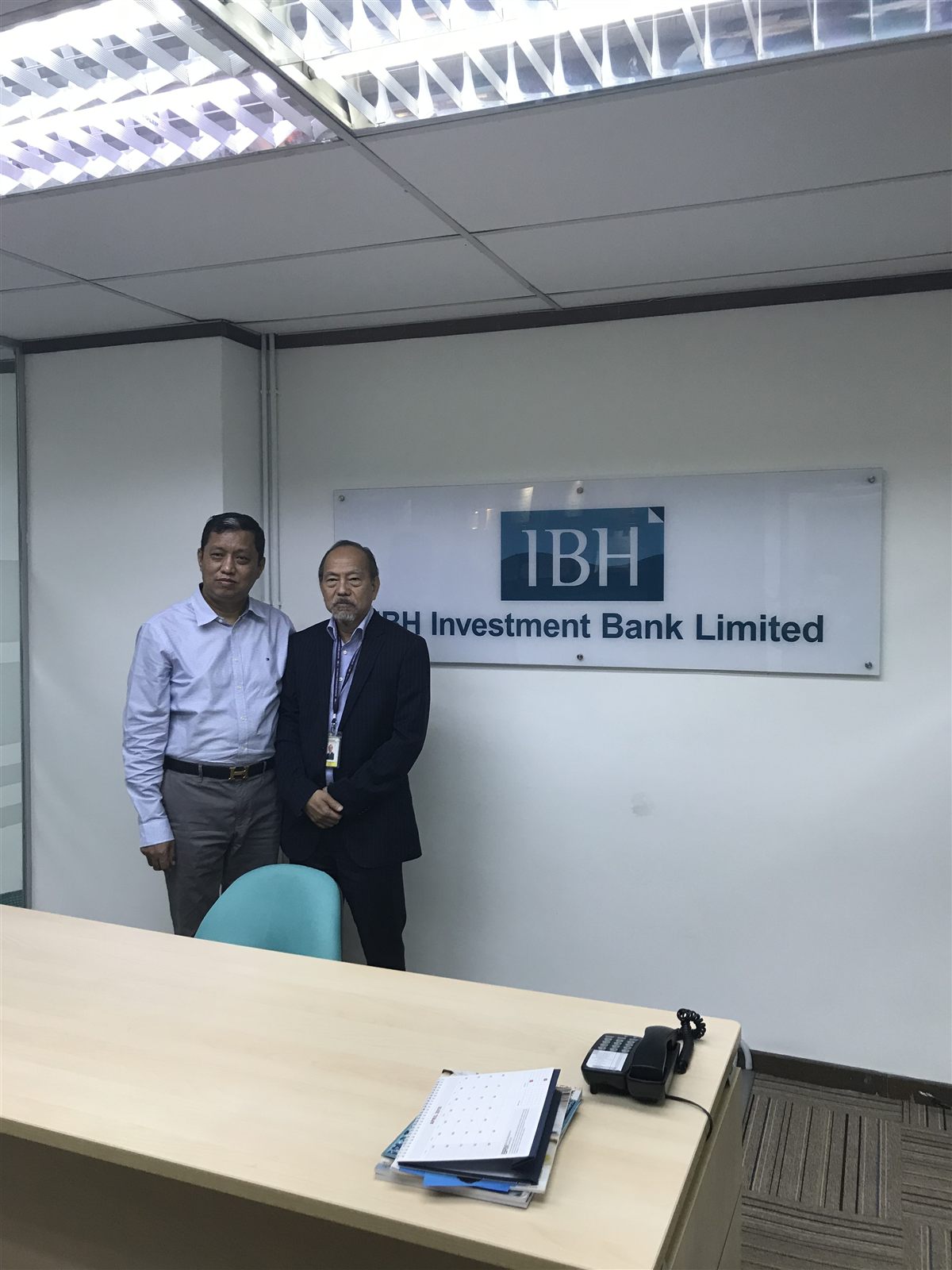 Meeting with investment banking partners