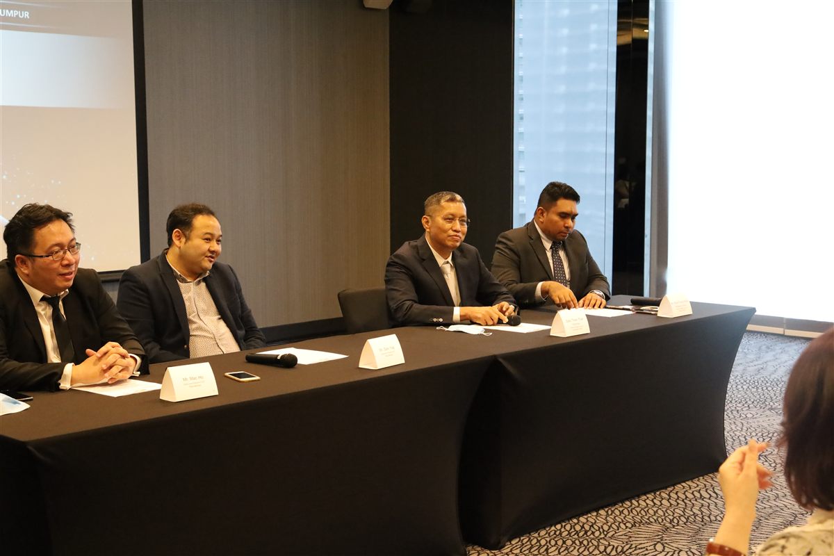 Press conference with the Chairman and partners, Kuala Lumpur