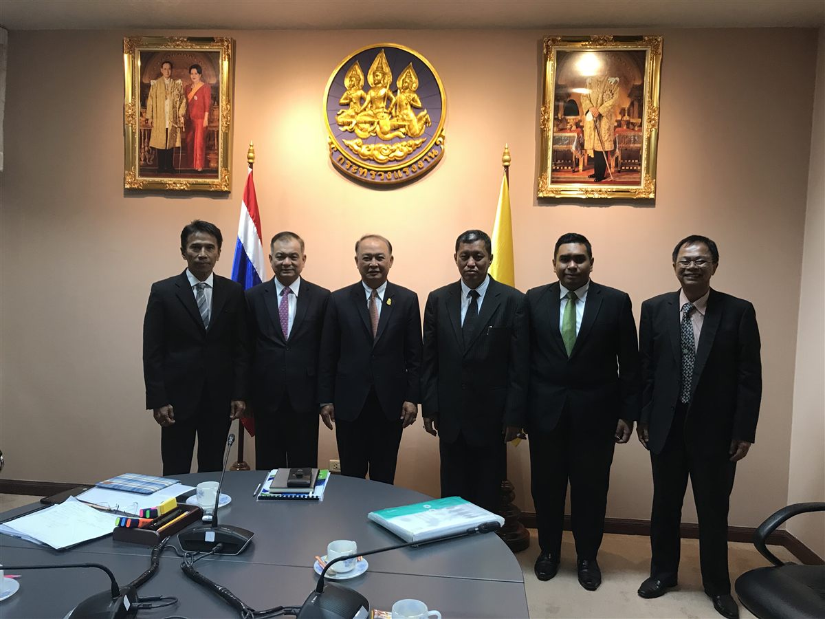 Delegation received at the Ministry of Labour, Thailand